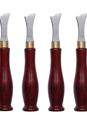 1/1.5/2/2.5mm Leather Edge Tool Creaser Arch Edge Sector Sha