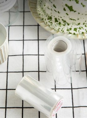 2 Pieces Mousse Cake Transparent Surrounding Wrapping Tape B