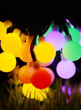 50 LEDs Lights String Chain Colorful Ball Lamp Christmas Wed