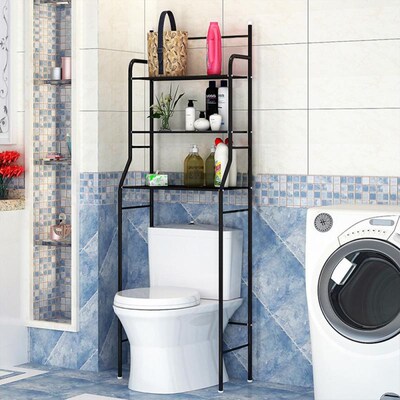 WC Stainless Steel Rack Toilet Cabinet Shelving Kitchen Wash
