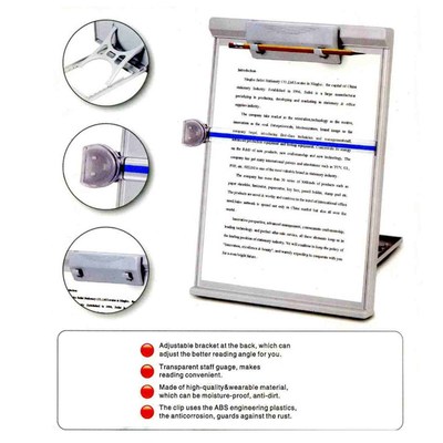 Clipboard Anti-Skid Writing Board A4 Pad Plate Clip Plastic