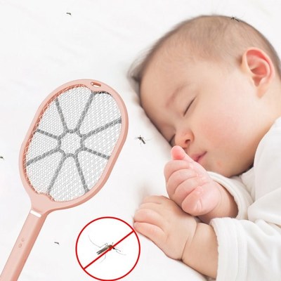 2 in 1 Electric Fly Swatter Mosquito Bug Zapper Killers Inse