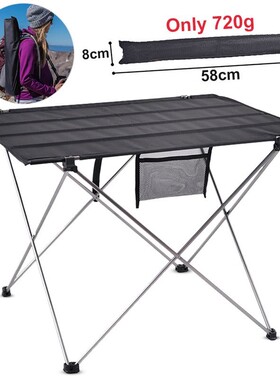Outdoor Camping Table Portable Foldable Desk  Computer Bed l
