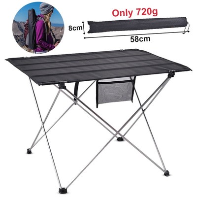 Outdoor Camping Table Portable Foldable Desk  Computer Bed l