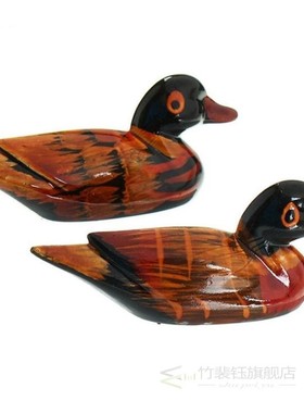 2pcs Resin Mandarin Ducks Chopstick Holder For Decoration F