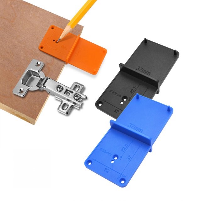 35/40mm Woodworking Punch Hinge Drill Hole Opener Locator Gu