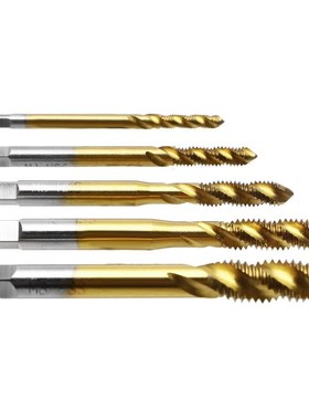 5pcs/lot Spiral Fluted Machine Screw Tap M3 M4 M5 M6 M8 Spir