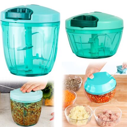 Manual Fruit Vegetable Chopper Multifunction Hand Pull Food