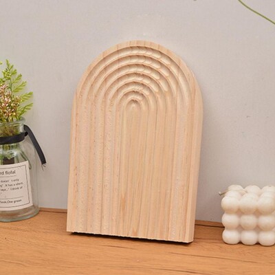 Wavy Wooden Storage Tray Fruits/cake/bread/desserts Plates R