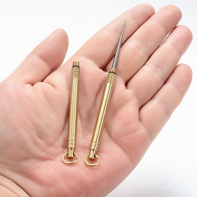 Titanium Outdoor Edc Toothpick Bottle Fruit Fork Camping Too