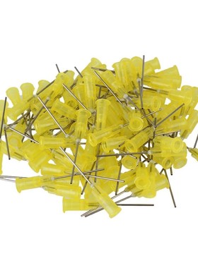 20Ga Yellow 1'' Plastic Stuck Connector Stainless Steel Disp