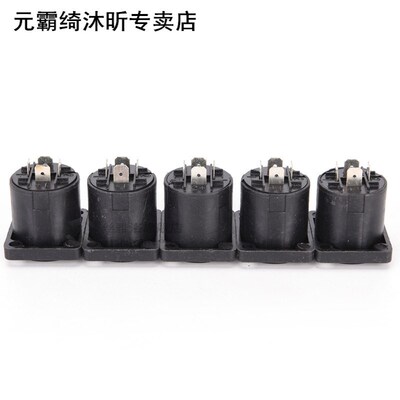 10pcs 4 Pin Speakon Female Jack Socket Connector Audio Louds