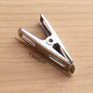 Clothes Towel Stainless Pegs 40Pcs Laundry Clips Steel Metal