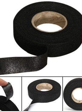 1Roll Black Color Wiring Harness Tape Strong Adhesive Cloth