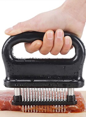 Stainless Steel Meat Tenderizer 48 Needle Blades For Tenderi