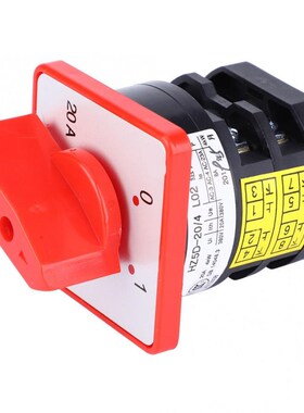 380V 20A 4KW 3-Position 6 Terminals Changeover Selector Cont