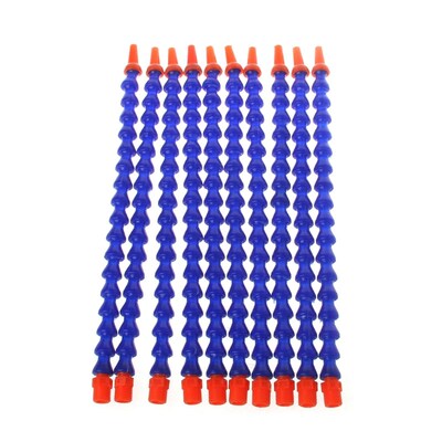 HNGCHOIGE Plastic 10 Pcs Round Nozzle 1/4PT Blue Orange Flex