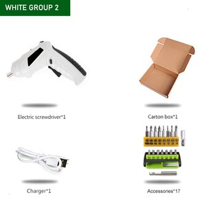 Cordless Mini electric screwdriver Shape-shifting 3.6V Power