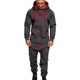 Paja Splicing Pure Mens One Color Men Garment Jumpsuit piece