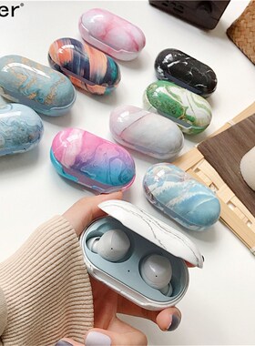 Samsung Galaxy Buds Plus Agate Marble Earphone Case Wireless