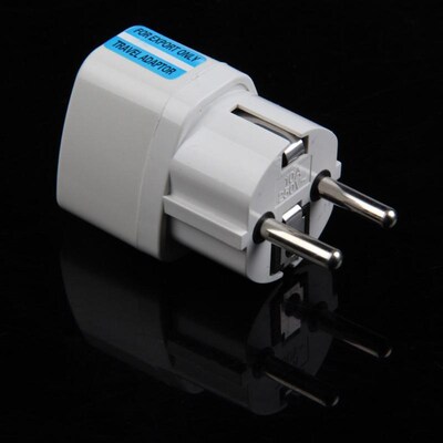 UK US to Germany Plug Power Adapter Converter Wall Plug Sock