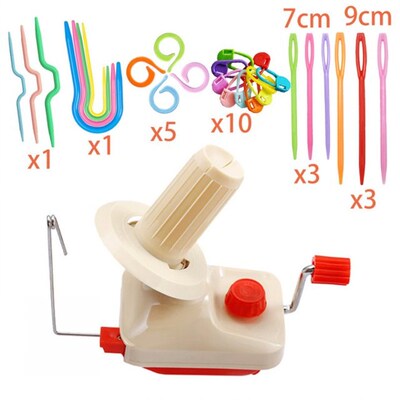 Handheld Yarn Winder Fiber String Line Ball Winding Wool Win