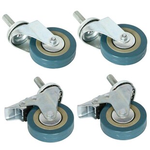 Heavy Duty 75mm Swivel Castor with Brake Trolley Casters whe
