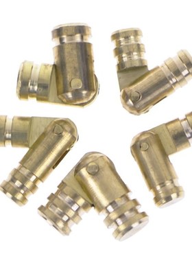 10Pcs Copper Barrel Hinges Cylindrical Hidden Cabinet Concea