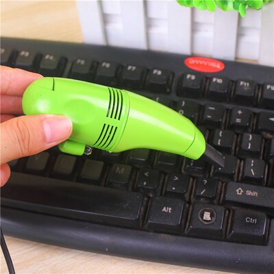 Mini Computer Vacuum USB Keyboard Dust Cleaner PC Laptop Bru