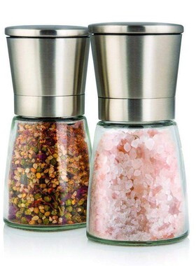 2pcs/Set Pepper-Mills Spice Grinder Salt Kitchen-Accessories