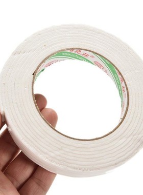 1PC Rolls of Double Sided Super Strong White Foam Sticky Tap