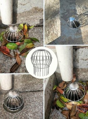 1pc Gutter Guard Downspouts Filter Strainer Preventing Leaf