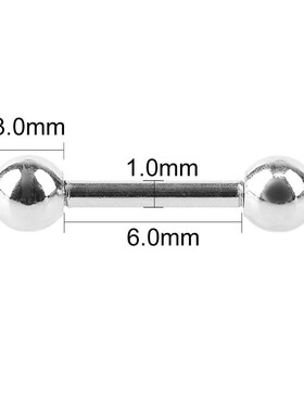 10pcs Titanium Anodized Stainless Steel Captive Eyebrow Lip