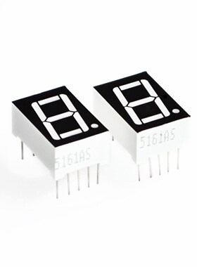 High Brightness 25-30mcd 1 Digit 0.56