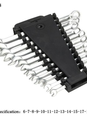 12Pcs Double End Ring Wrench Open End Wrench Panner Deep Off