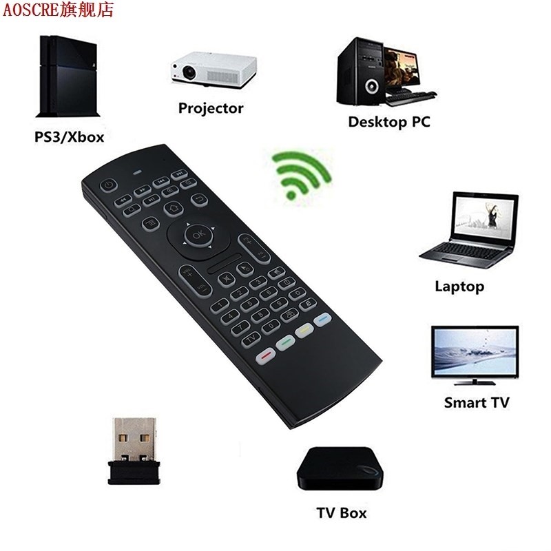 MX3 MX3-L Backlit Air Mouse T3 Smart Voice Remote Control 2