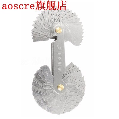 NEW 58xBlades Metric Whitworth 55&60 Degree Thread Measuring