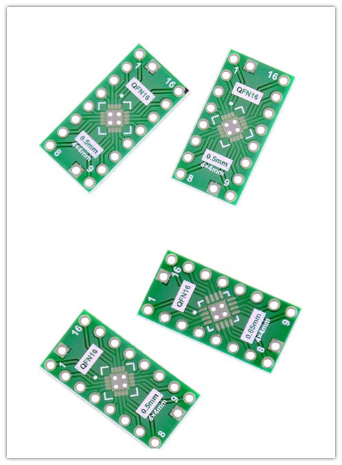 10 PCS QFN16 To DIP Converter 16 Pin Pitch 0.65mm 0.5mm Adap