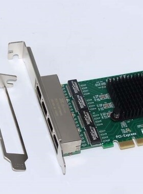 4-Port Gigabit Ethernet Card Server Adapter RJ45 Connector 1