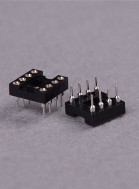 10pcs/lot Dip-8 Round Ic Socket 8 Pin 8pin 8p Round Hole Dip