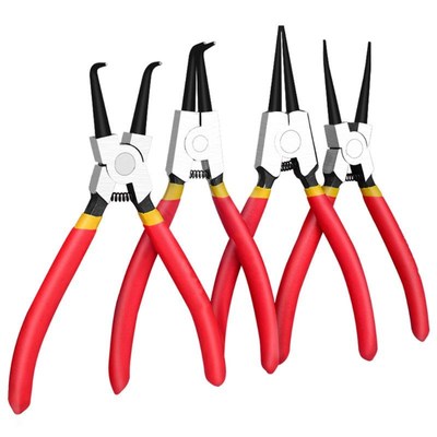 4 Pcs 7in Circlip Pliers Set Retaining Clip Internal Externa