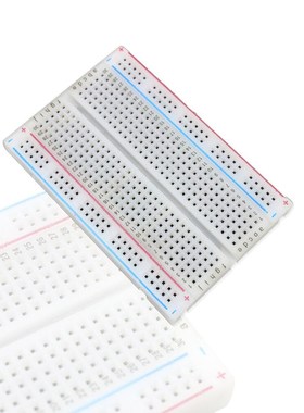 8.5CMx5.5CM 400 Breadboard Holes Tie Point Interlocking Sold