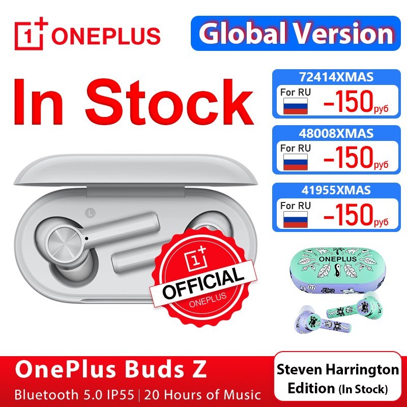 Global Version OnePlus Buds Z Wireless Earphone OnePlus Off