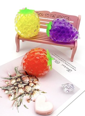 1 Set Exquisite Strawberry Squishy Simulation Pinch Toy, Sof