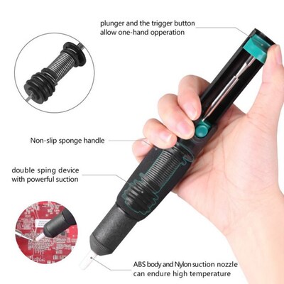 Plastic Powerful Desoldering Pump Suction Tin Vacuum Solderi