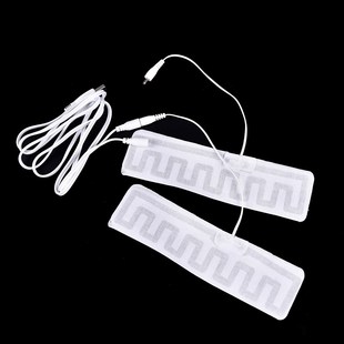 2pcs 4.5cm*20cm 5V USB Heated Insoles Electric Heated Gloves