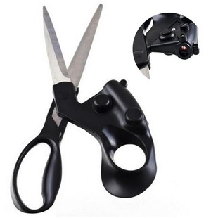 Laser guided scissors straight fabric trimmer sewing cut pap