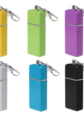 Portable Mini Pocket Ashtray Windproof Cases Key-chain Outdo