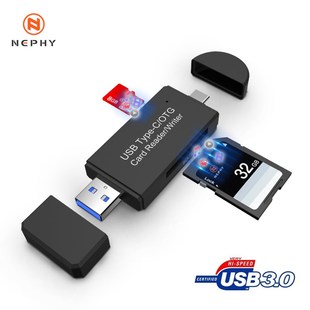 USB 3.0 Card reader Type C OTG Adapter Cable 3 in 1 mini Ada