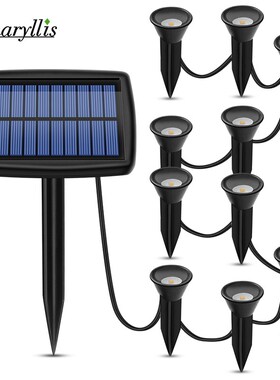 Solar In-Ground Lights 10in1 Solar Garden Light Outdoor Wate